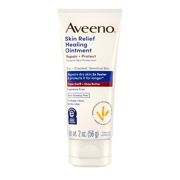 Aveeno Ointment or Aveeno Foaming Cleanser