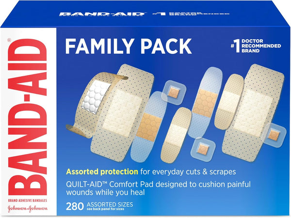280-Count BAND-AID Brand Adhesive Bandages