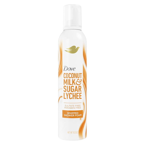 10.3 Oz Dove Coconut Lychee Whipped Shower Foam