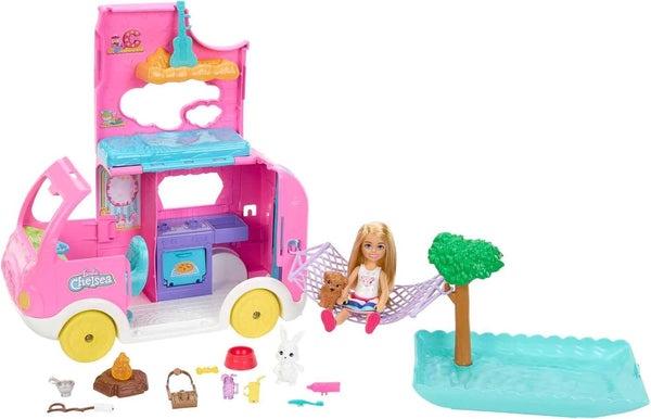 Barbie Camper, Chelsea 2-in-1 Playset