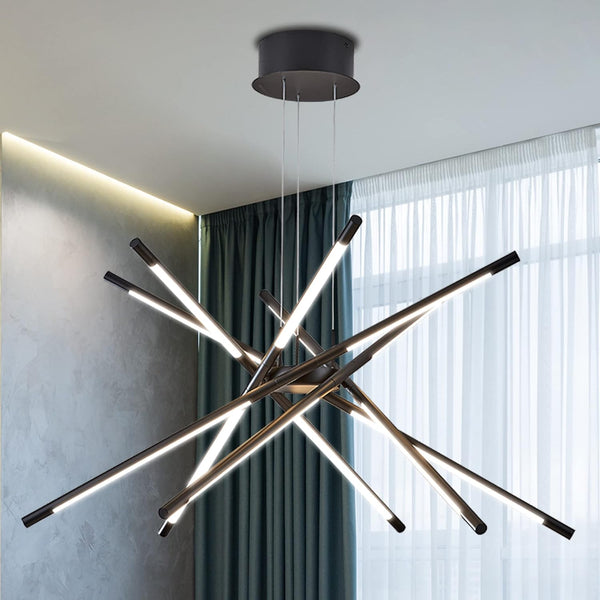 Modern Dimmable Sputnik Ceiling Light Fixture