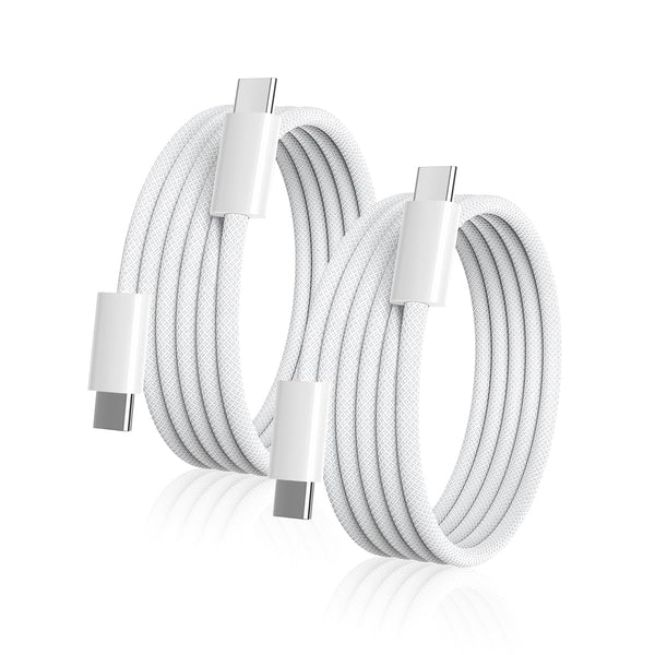 2-Pack USB-C to USB-C Cables