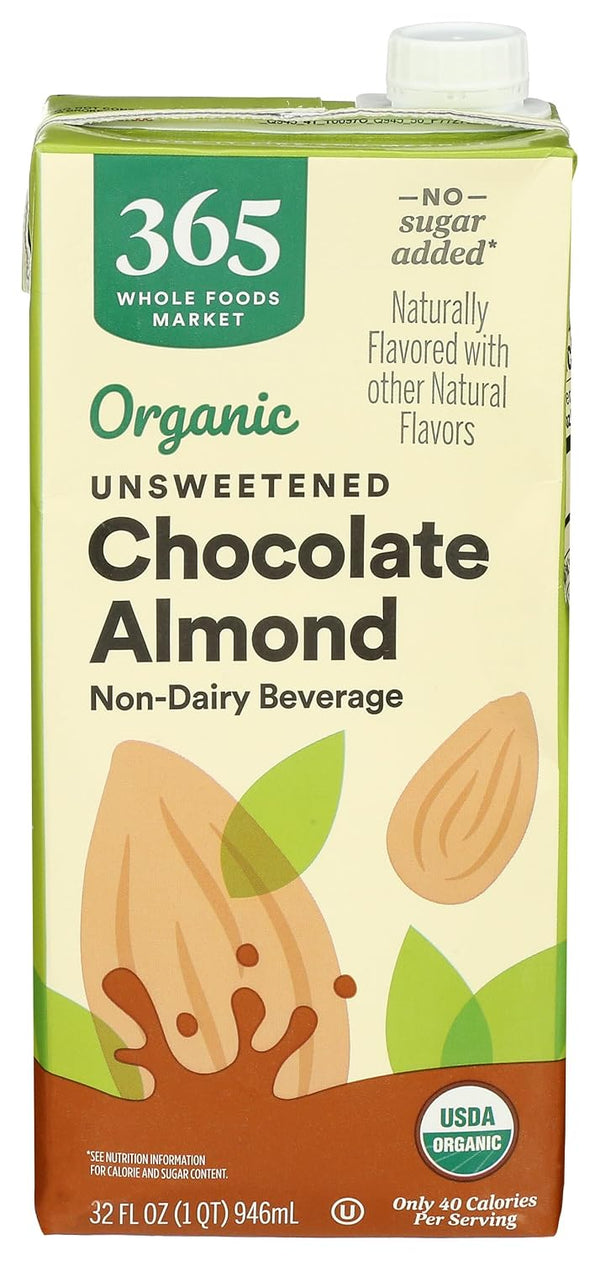 365 Whole Foods Market Unsweetened Chocolate Almond Milk