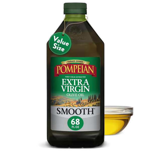 Pompeian Smooth Extra Virgin Olive Oil 68 Oz