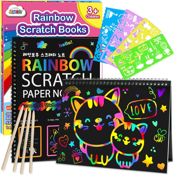 2-Pack Scratch Art Notebooks