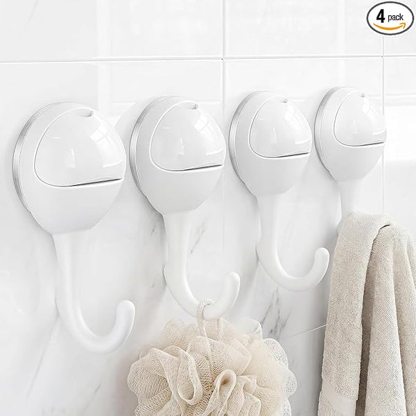 4-Pack Suction Cup Hooks