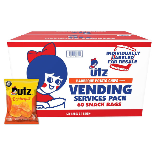 60 Utz Barbeque Potato Chips