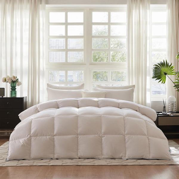 70 Oz Fill Weight Goose Feather Down Comforter