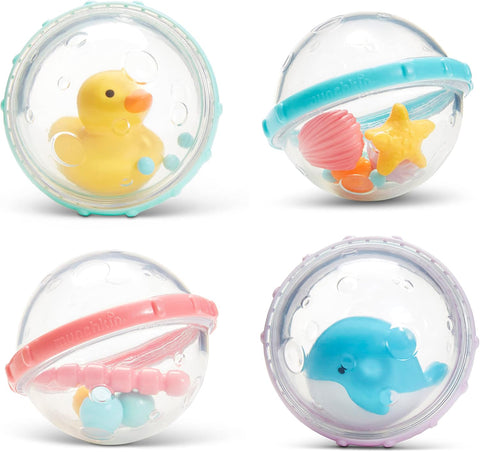 Munchkin Float & Play Bubbles Bath Toys 4-Pack