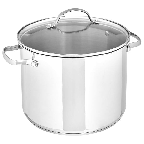 8-Qt Amazon Basics Stainless Steel Stock Pot