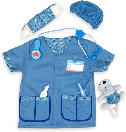 Melissa & Doug 9-Piece Veterinarian Dress-Up Set