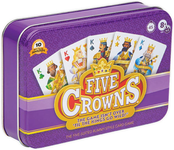 Five Crowns Card Game Collectible Tin Set
