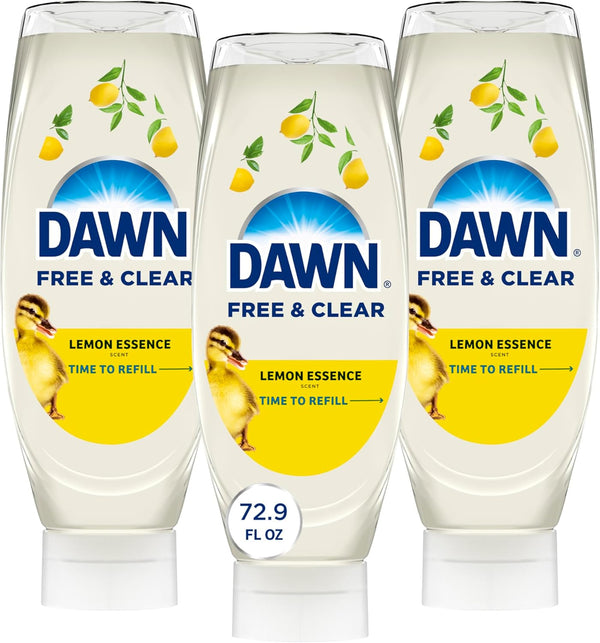 3-Pack Dawn EZ-Squeeze Dish Soap Dishwashing Liquid