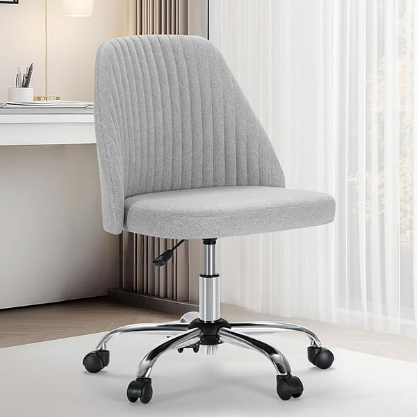 Armless Chair with Wheels