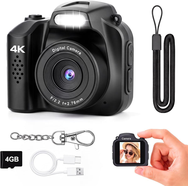 Mini Digital Keychain Camera with 4GB Memory Card