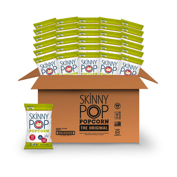 30 Bags Of SkinnyPop Original Popcorn