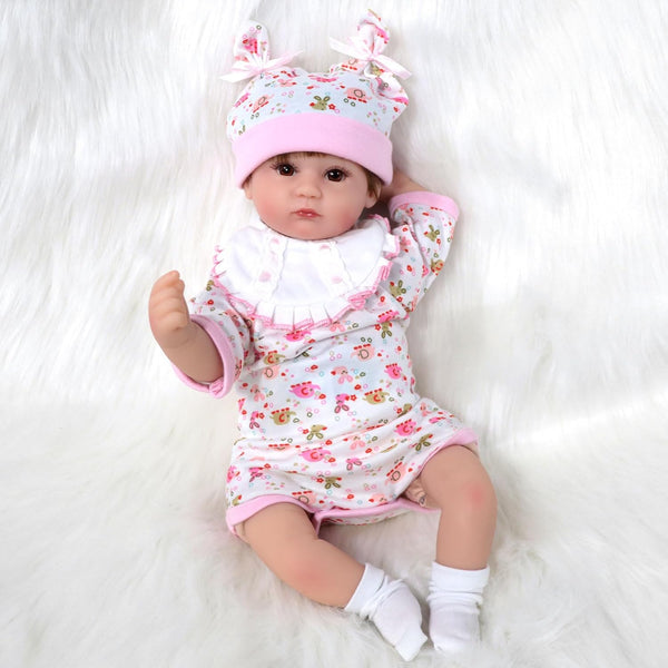 16-Inch Reborn Baby Girl Doll