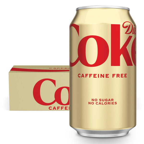 12 Pack Diet Coke Caffeine Free Soda Cans