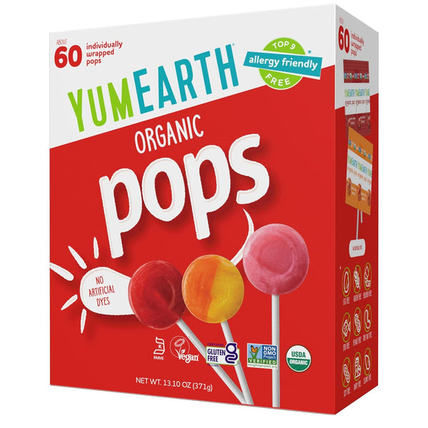 60 YumEarth Organic Lollipops