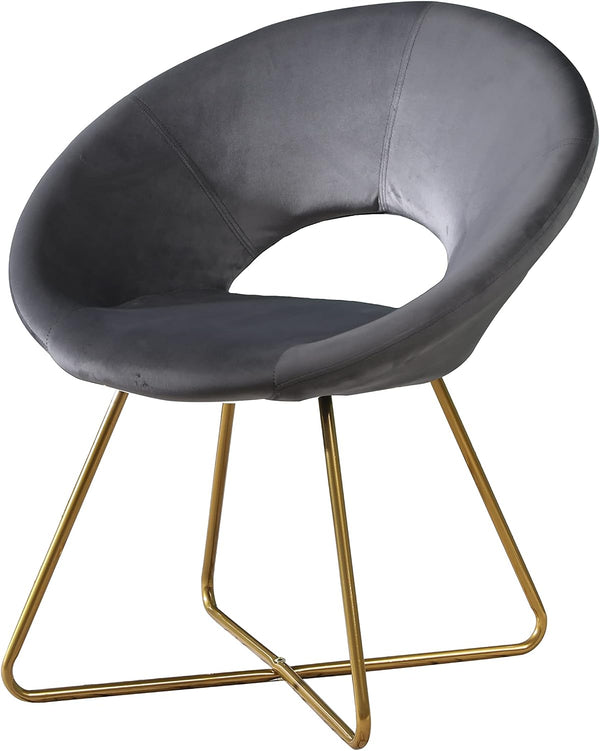 Roundhill Furniture Velvet Accent Chair