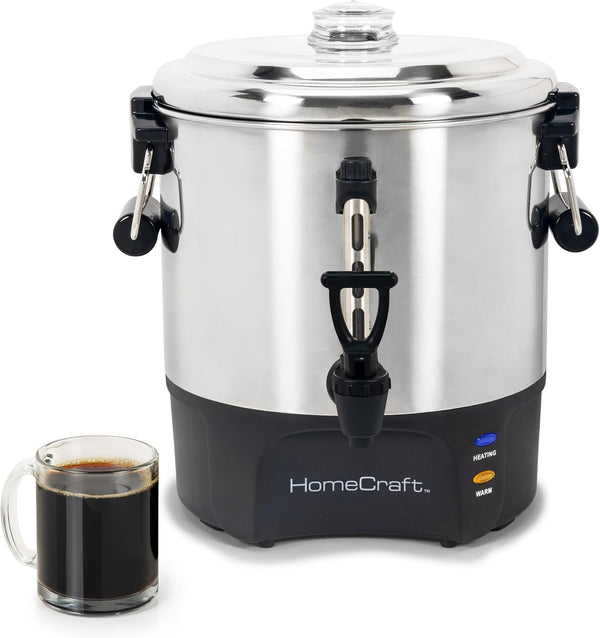 40-Cup Beverage Urn Stainless Steel Coffee Maker