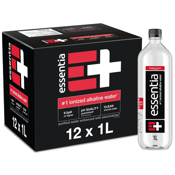 12 Bottles Essentia Ionized Alkaline Water (1L)