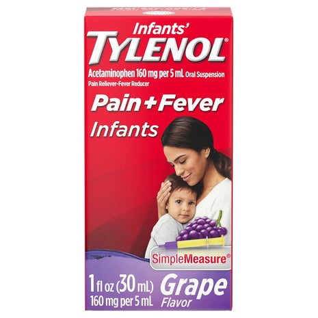 Infants' Tylenol Oral Suspension Liquid Medicine