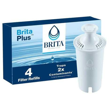 4-Pack Brita Plus Water Filters