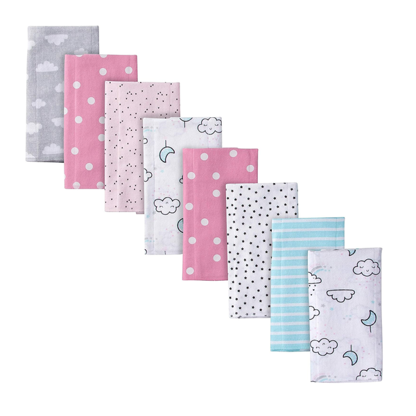 8 Gerber Baby Burp Cloths