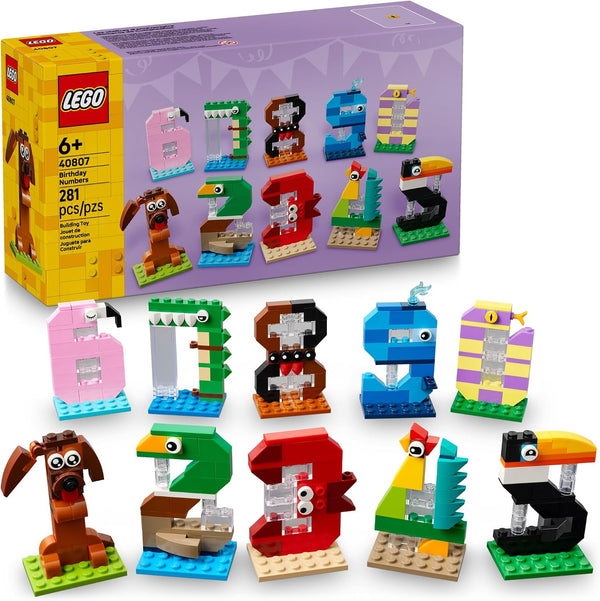 LEGO Birthday Numbers