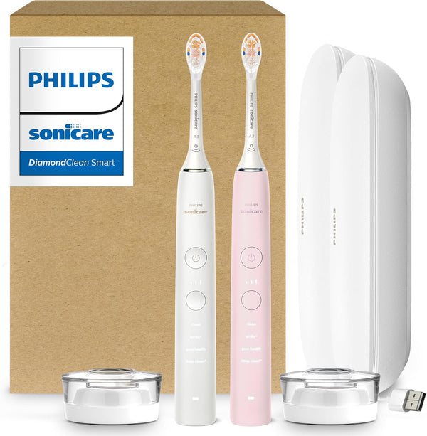 2 Pack Of Philips Sonicare DiamondClean 9000 Electric Toothbrushes For