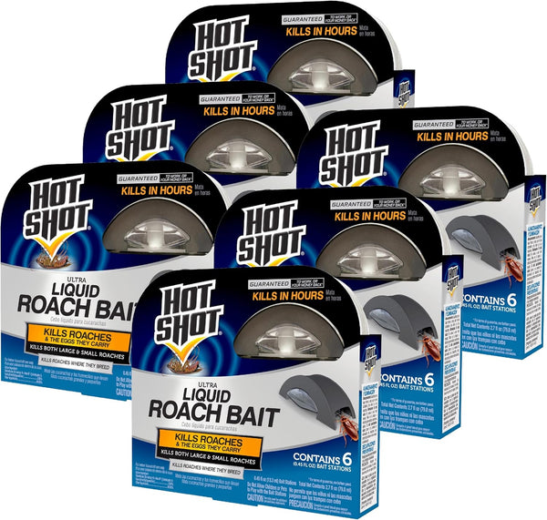 36-Count Hot Shot Ultra Liquid Roach Bait