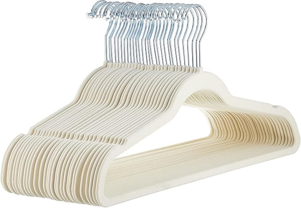 30-Pack Velvet Non-Slip Hangers