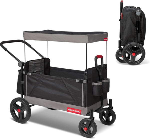 Radio Flyer Trav’ler Stroller Wagon With Protective Cover