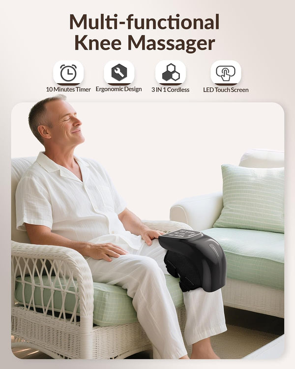 Cordless Knee Massager w/ Heat