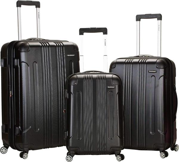 3-Piece Rockland London Spinner Luggage Set