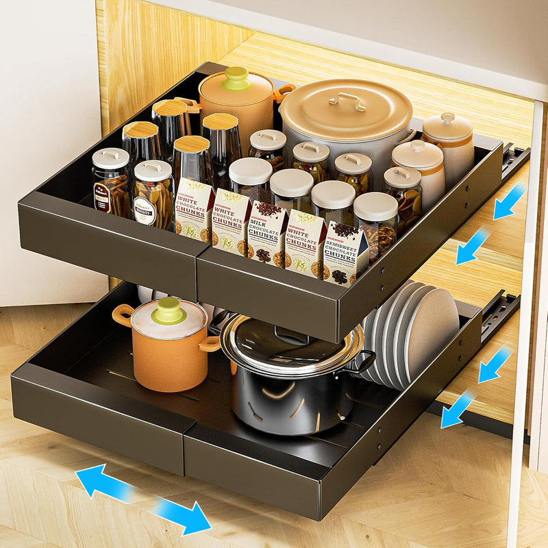 Expandable Pull Out Cabinet Organizer