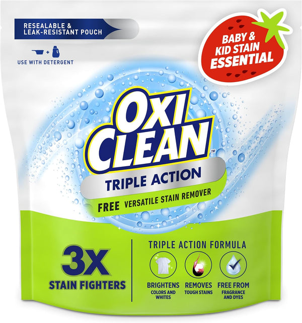 OxiClean Triple Action Free Versatile Stain Remover Powder