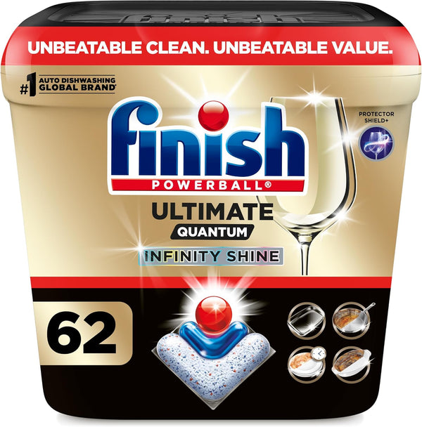 62 Finish Ultimate Quantum Dishwasher Pods