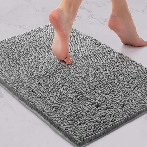 17 x 24-Inch Extra-Soft Plush Non-Slip Bathroom Rug
