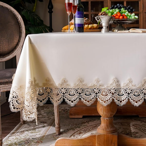 60 x 120 Inch Elegant Lace Tablecloth