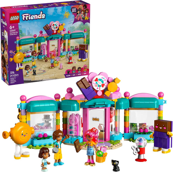 376-Pcs LEGO Friends Heartlake City Candy Store Building Set