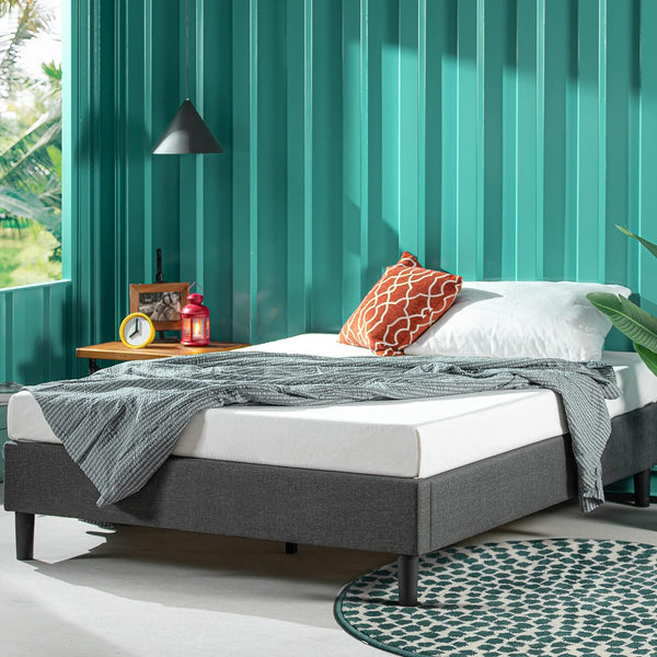 Zinus Curtis Upholstered Platform Bed Frame (Queen)