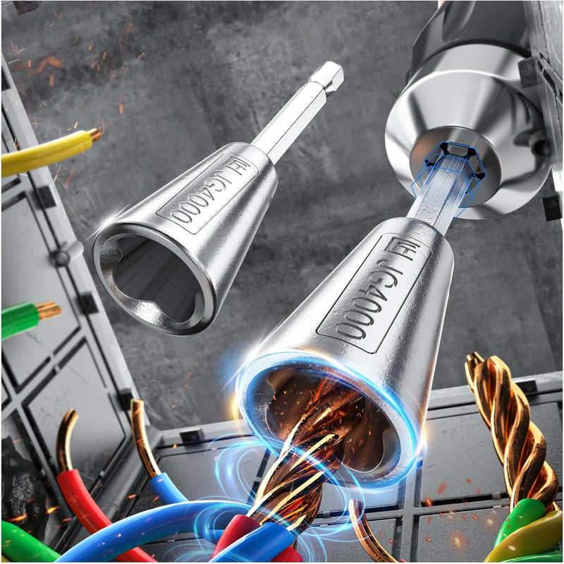 2 Pack Wire Twister Tool for Drill (Electrical)