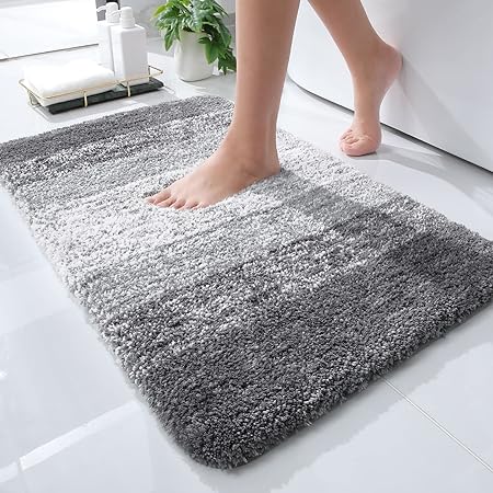 Non-Slip Plush Shaggy Bathroom Rug Mat