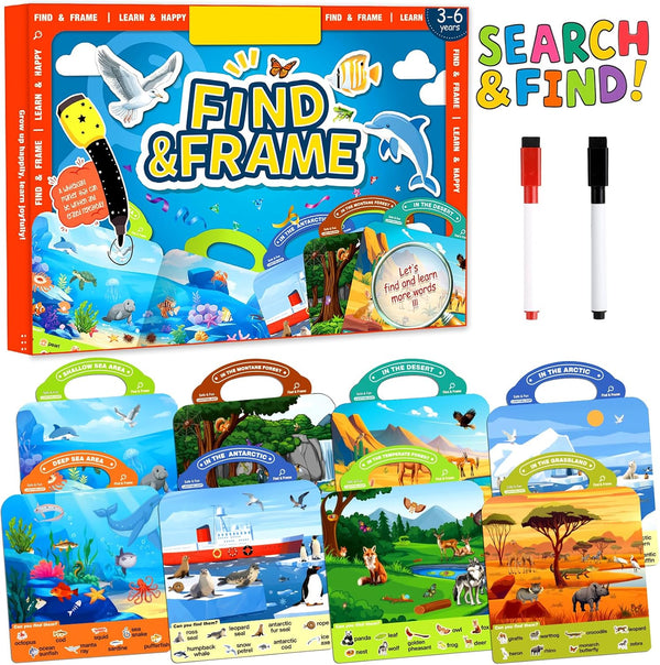 Preschool Reusable Search and Find Activity Book