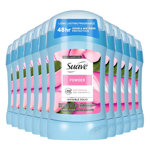 12 Pack Suave Deodorant