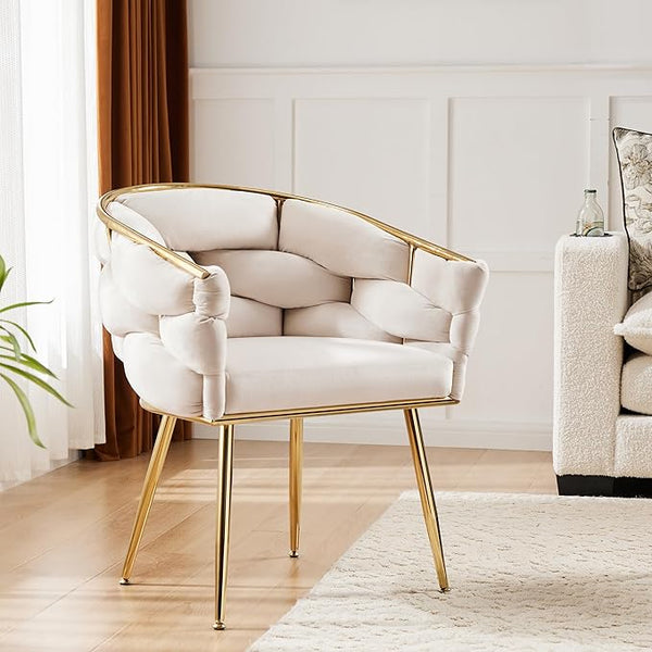 Luxury French Weave Accent Chair