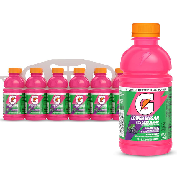 12 Pack Gatorade Lower Sugar Sports Drink