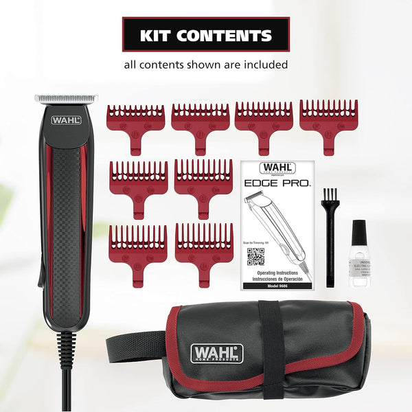 Wahl Edge Pro Bump Free Corded Beard Trimmer & Grooming Detailer Kit